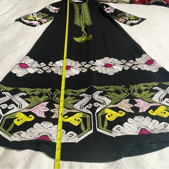 Bohemia Embroidered long Dress Kaftan - Picture 9 of 14
